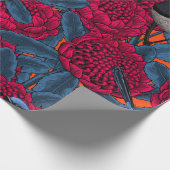 赤いワラタと妖精のレンチ ラッピングペーパー (角)