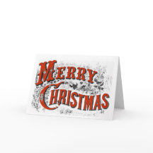 赤いヴィンテージの聖降誕祭