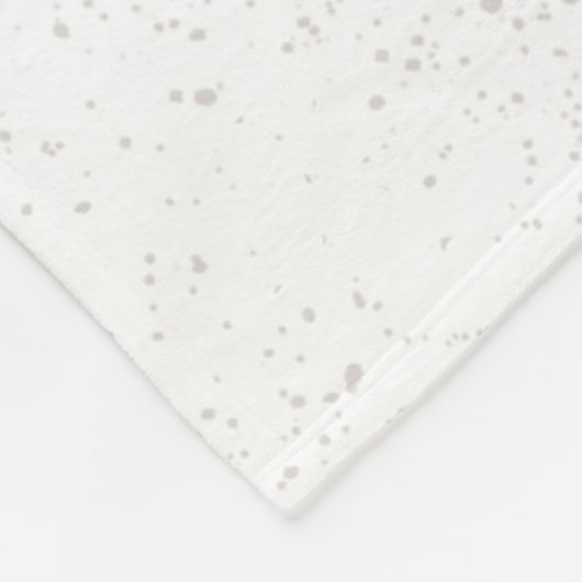 赤いヴィンテージトラクターとクリスマスツリーの名前の追加 フリースブランケット (角)