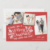 赤いヴィンテージホリー傾斜スナップショット数々の – 写真3 シーズンカード (正面)