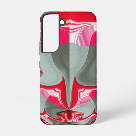 赤いヴィンテージ SAMSUNG GALAXYケース (裏面)