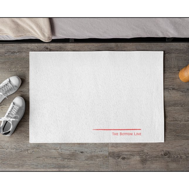 赤い一番下の線 ドアマット (クリエイターアップロード済み)