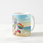 赤い一角獣 コーヒーマグカップ (正面右)