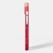 赤い三角形の抽象芸術幾何学的パターン Case-Mate iPhoneケース (裏面 / 左)