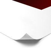 赤い三角形 ポスター (角)