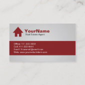 赤い不動産の名刺 名刺 (裏面)