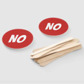 赤い両面クイズゲーム看板なし ハンドファン (組立なし)