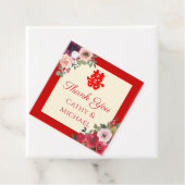 赤い中国の庭結婚のフローラの二重の幸福 フェイバータグ (インサイチュ)