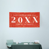 赤い中国の新年のパーティーバナー 横断幕 (トレードショー)