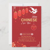 赤い中国の金ゴールドのヘビの月の新年 シーズンカード (正面)