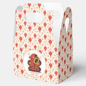 赤い中国の金ゴールドのヘビの月の新年 フェイバーボックス (オープン)