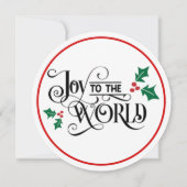 赤い丸の写真メッセージとクリスマスの名前を追加 シーズンカード (裏面)