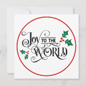 赤い丸の写真メッセージとクリスマスの名前を追加 シーズンカード (裏面)