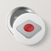 赤い丸型のキャンセルボタン 缶バッジ (正面&裏面)