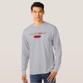 赤い丸薬ワイシャツを取って下さい Tシャツ (正面フル)