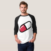 赤い丸薬 Tシャツ (正面フル)