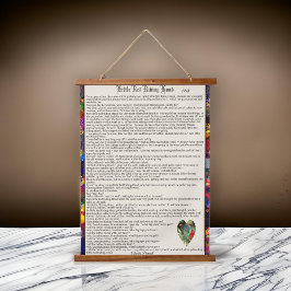 赤い乗馬のフード読の話 | 吊り下げ型タペストリー