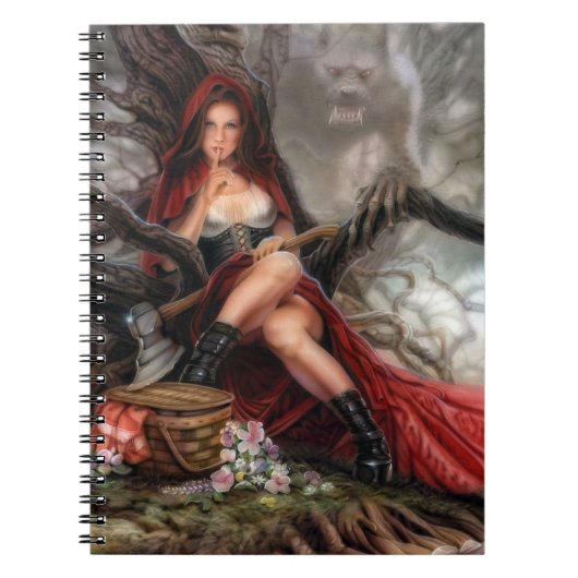 赤い乗馬フードのノート! ノートブック (正面)