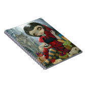 "赤い乗馬フードのピクニック"ノート ノートブック (右側)