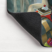 "赤い乗馬フードのピクニック"マウスパッド マウスパッド (コーナー)