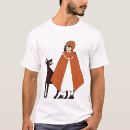 赤い乗馬用フード Tシャツ