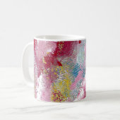 赤い乱れのマグE8 コーヒーマグカップ (正面左)