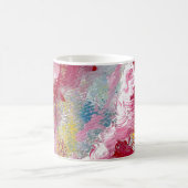 赤い乱れのマグE8 コーヒーマグカップ (中央)