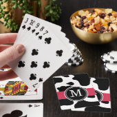 赤い乳牛のパタモノグラムのーン トランプ (インサイチュ)