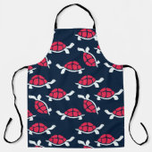 赤い亀 エプロン (正面)