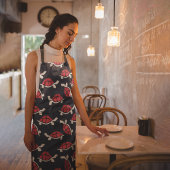 赤い亀 エプロン