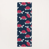 赤い亀 ヨガマット (裏面)