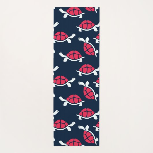 赤い亀 ヨガマット (裏面)