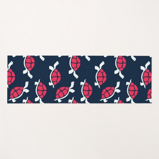 赤い亀 ヨガマット (正面(横))