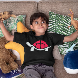 赤い亀 Tシャツ