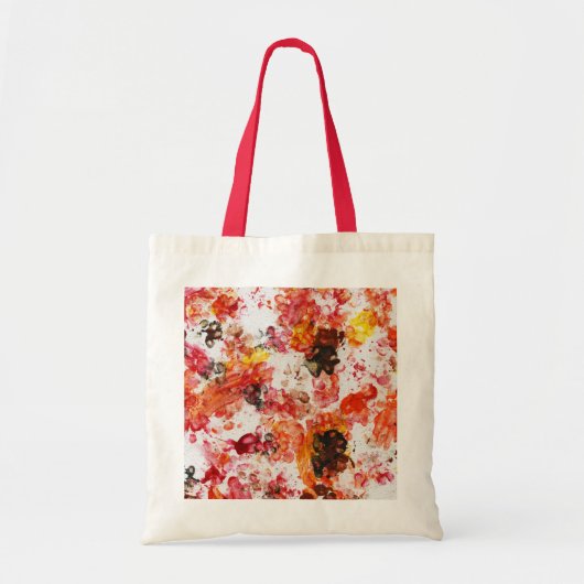 赤い予算のバッグ トートバッグ (正面)