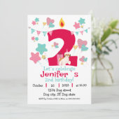 赤い二つの誕生日 招待状 (スタンド正面)