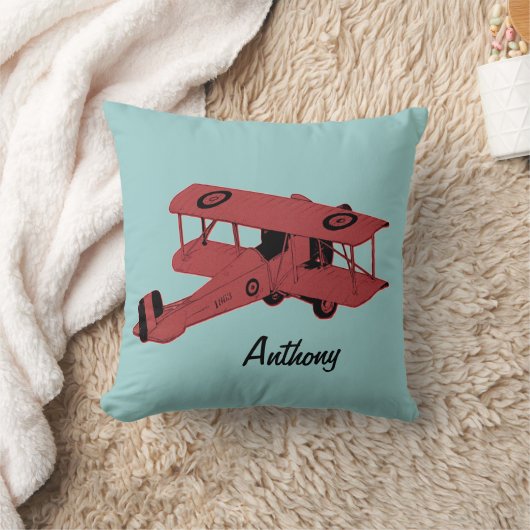 赤い二面子供用の部屋を投げる枕 クッション (ブランケット)