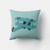 赤い二面子供用の部屋を投げる枕 クッション (裏面)