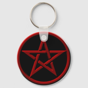 赤い五芒星Keychain キーホルダー