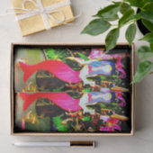 赤い人魚がパーティーをする 薄葉紙 (ギフト)