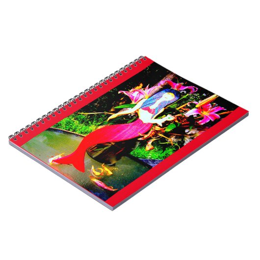 赤い人魚のパーティー ノートブック (左側)