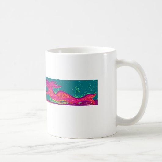 赤い人魚のマグ コーヒーマグカップ (右)