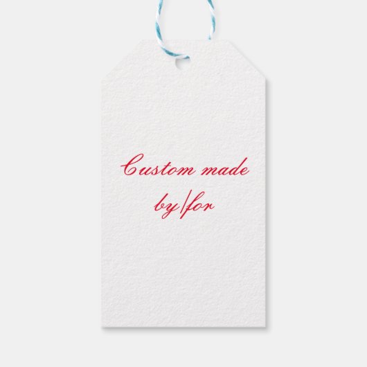 赤い人魚の仲間 ギフトタグ (裏面)