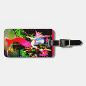 赤い人魚の仲間 ラゲッジタグ (正面横)