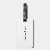 赤い人魚の仲間 ラゲッジタグ (裏面縦)