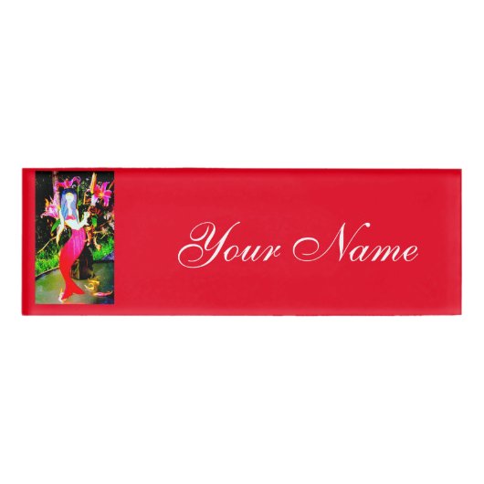 赤い人魚の仲間 名札 (正面)