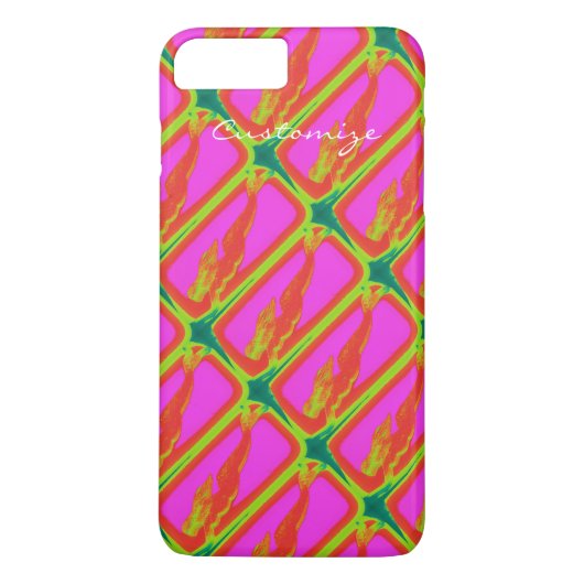 赤い人魚の潜水 Case-Mate iPhoneケース (裏面)