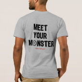 赤い人 Tシャツ (裏面)