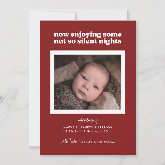 『赤い今夜はそうでない夜を楽し静かむ』 シーズンカード (正面)