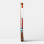 赤い伝統的絵を描木の扉と玄関の扉 Case-Mate iPhoneケース (裏面 / 左)